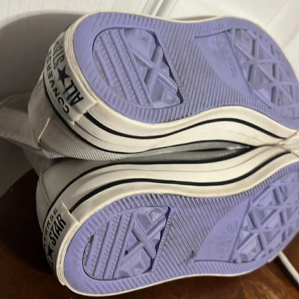 🔥 Converse Hi-Top Transparent Special Edition‎ Chuck Taylor Sneakers Women Sz 7